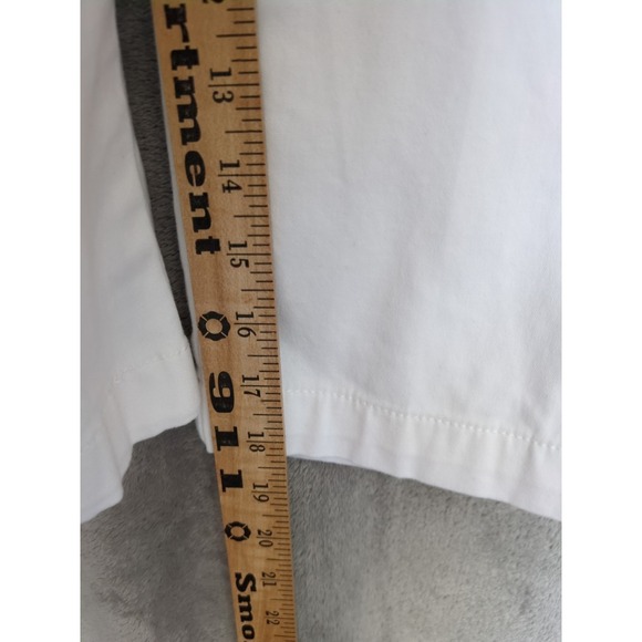 St John's Bay White Capri Pants Cropped Casual Everyday Size 4 - Picture 4 of 8